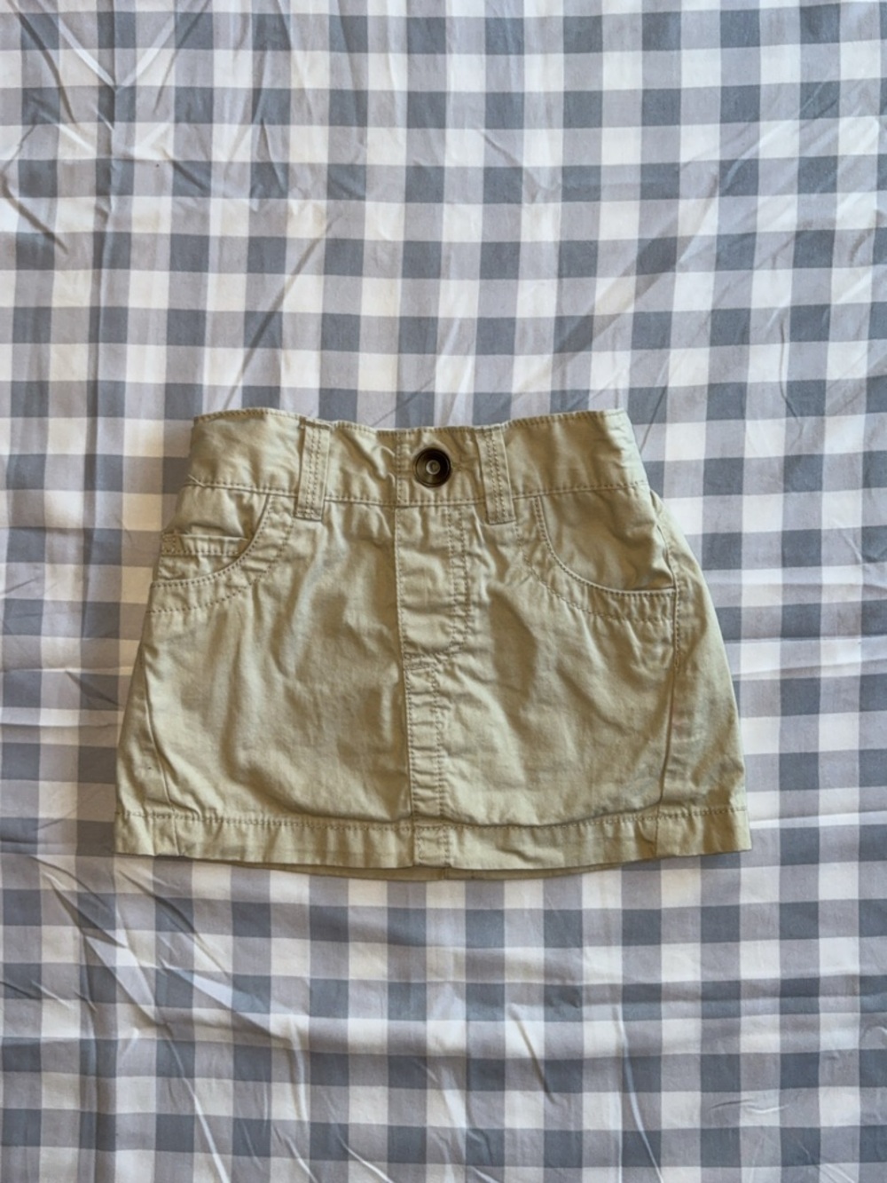 Circo Beige Elastic-Waist Toddler Skort